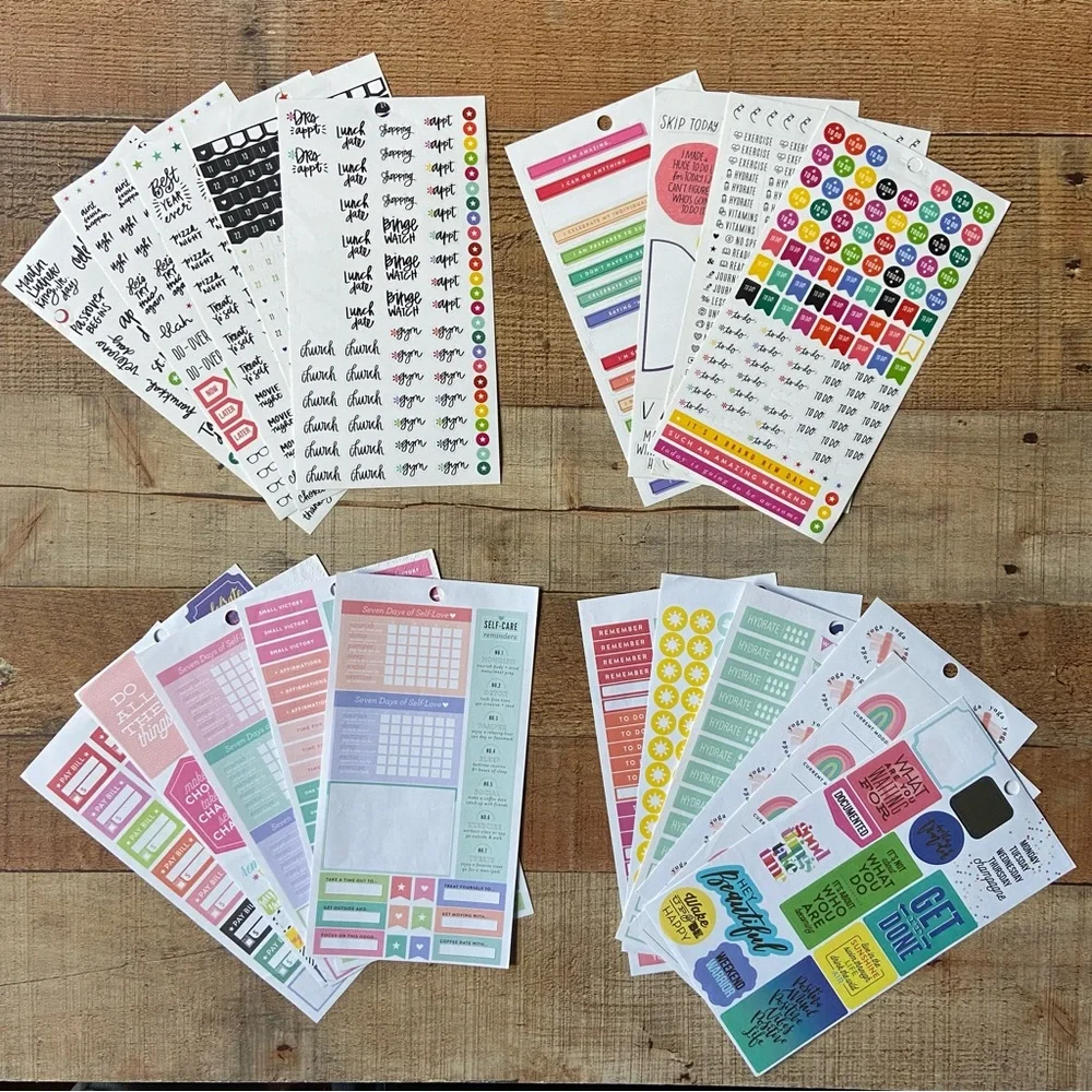 The Happy Planner 34 Sheets Stickers